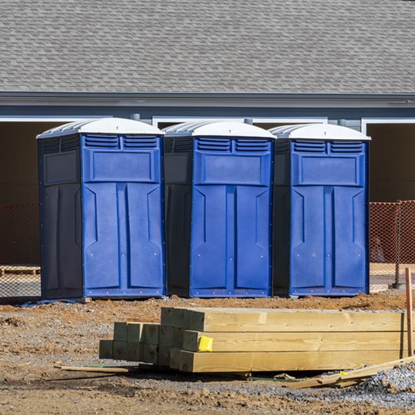 how do you ensure the portable restrooms are secure and safe from vandalism during an event in Milford